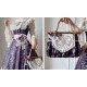 Iris De Nuit Angelonia Flower Wall Blouse JSKs and One Piece(Reservation/2 Colours/Full Payment Without Shipping)